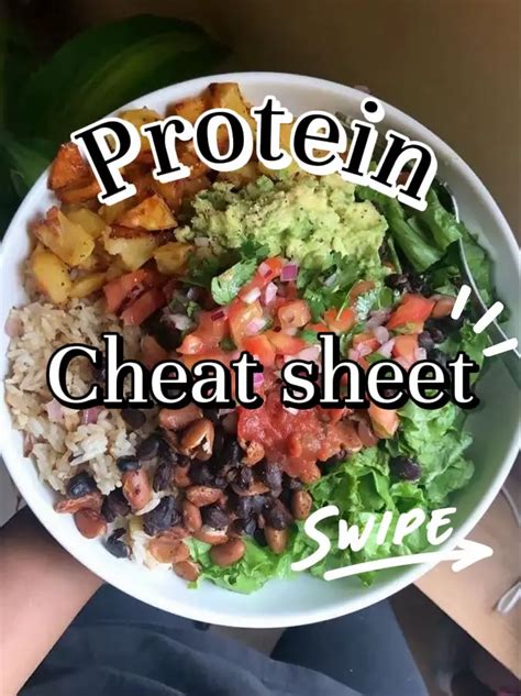 ¡protein Cheat Sheet Gallery Posted By Milaidy🫧🌺🍕 Lemon8