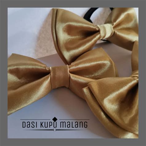 Jual Bowtie Dasi Kupu Gold Kota Malang Shopee Indonesia