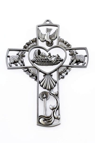 Pewter Baptism Wall Cross 5 Inch Baptism Ts For Girls Baptism