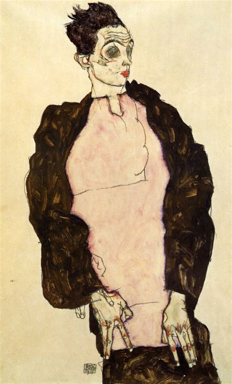 Painting Of The Week Autoritratto Con Camicia Lilla Egon Schiele 1914