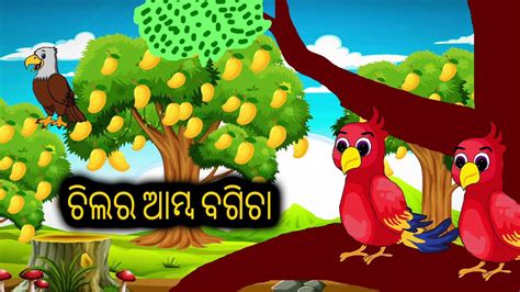 Chila Ra Amba Bagichha I Bird Story I Odia Stories I Moral Story I Odia