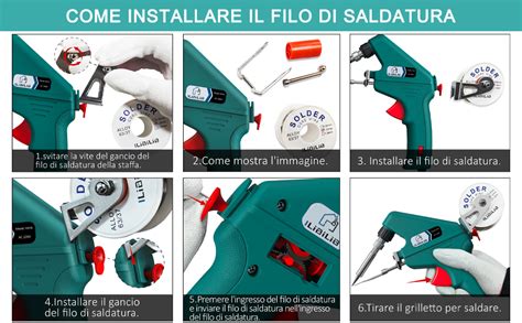 Saldatore A Stagno Ilibilib W V Kit Saldatore Con Attrezzo Per