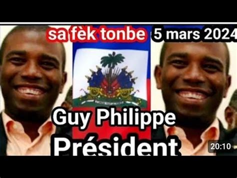 men vidéo kote yap enstale Guy Philippe président peyi a yo mare Ariel