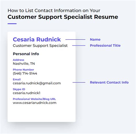 Customer Support Specialist Resume Examples And Templates