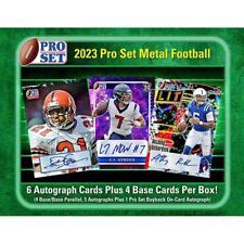 2023 Pro Set Metal Football Checklist Set Details Boxes Reviews