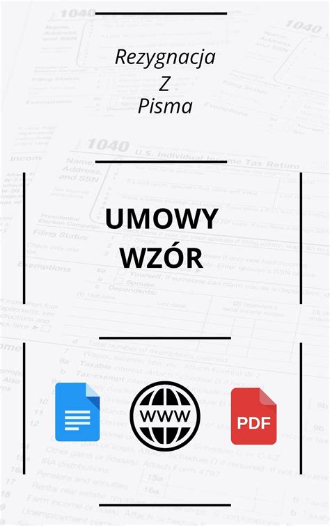 Rezygnacja Z Umowy Pisma Wz R Word Pdf