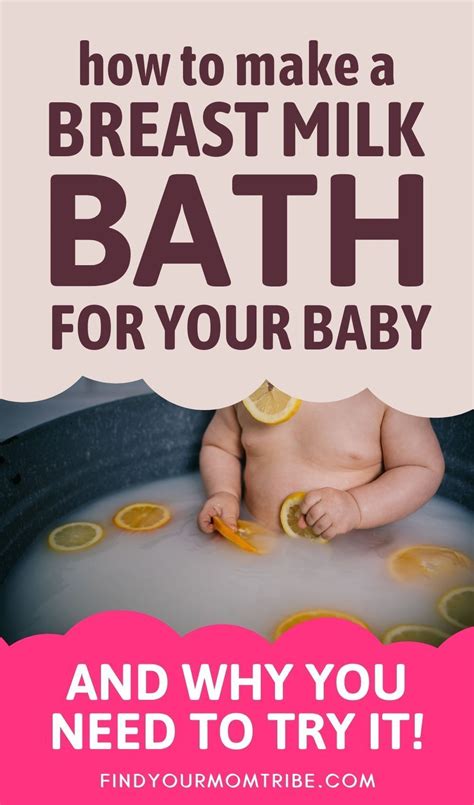 The Amazing Benefits Of A Breast Milk Bath For Baby Artofit