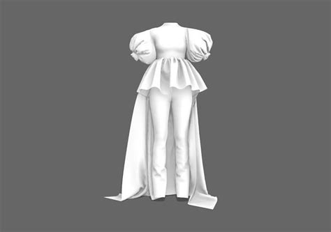 3d Ceremonial Dress 3d Model Cgtrader