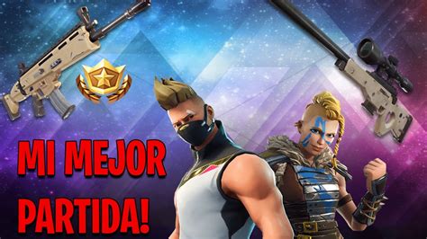 Mi Mejor Partida Fortnite Battle Royale AdanG YouTube