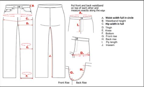 How To Measure Jeans