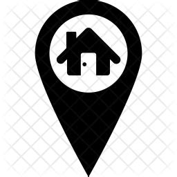 Home Address Icon - Download in Glyph Style