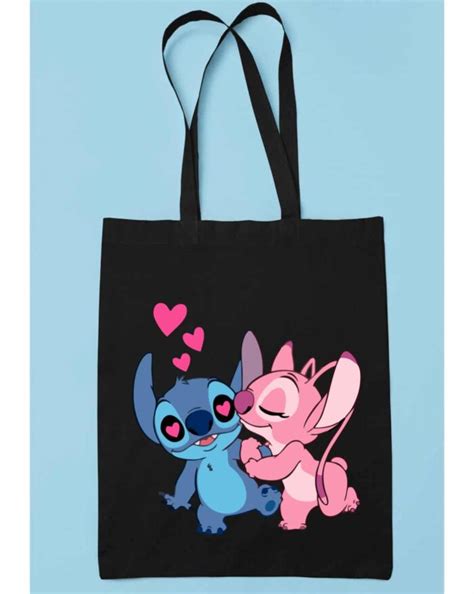 Stitch And Angel Kiss And Hearts V Szont Ska P L Gyn Ks G