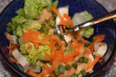 Japanese Ginger Dressing Salad - Cook Eat Run