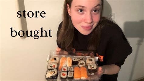 Trying Sushi For The First Time Vlog Youtube