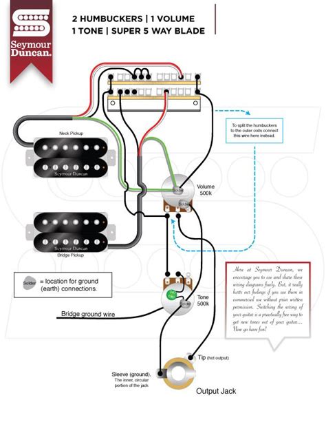 Seymour Duncan Wiring Diagrams Humbuckers