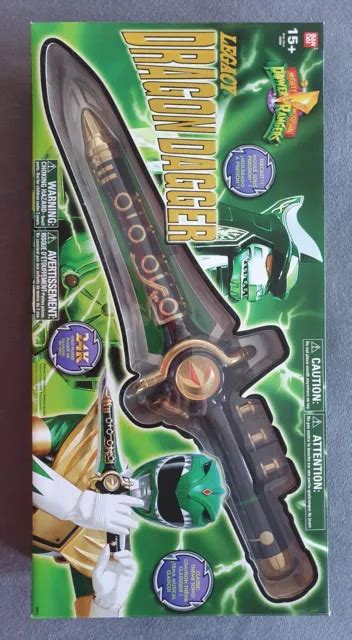 Mighty Morphin Power Rangers Green Ranger Legacy Dragon Dagger Mmpr