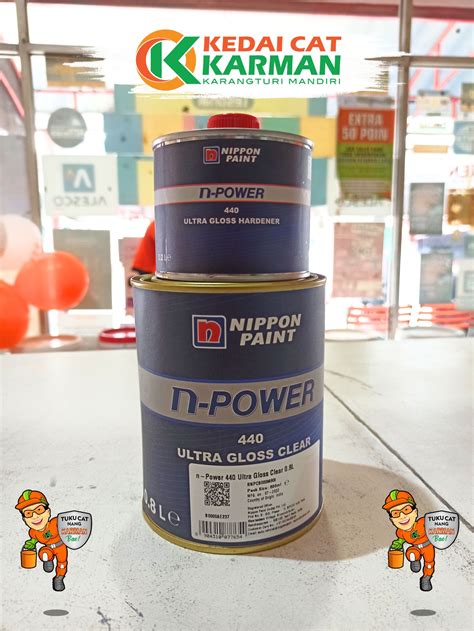 Clear Coat Clear Pernis Nippon Paint N Power Clear Gloss