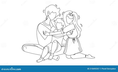 Siblings Vector Children Characters Sister Brother Together Sisterly ...