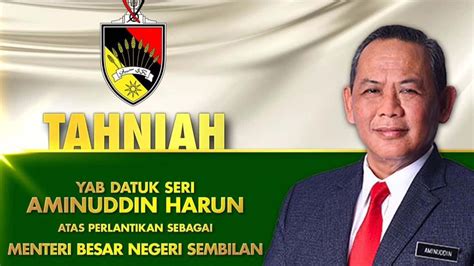 Biodata Menteri Besar Negeri Sembilan Exco Terkini 2023