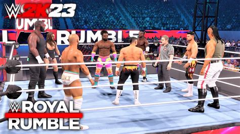 WWE 2K23 30 Man Royal Rumble Match Royal Rumble YouTube