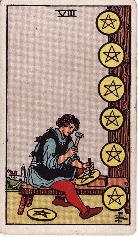 Ocho De Oros En El Tarot Significado Y Combinaciones