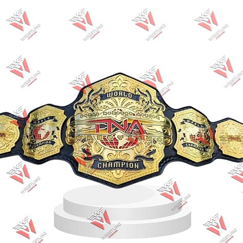 New TNA World Heavyweight Wrestling CNC 4MM & 6MM Title Belt