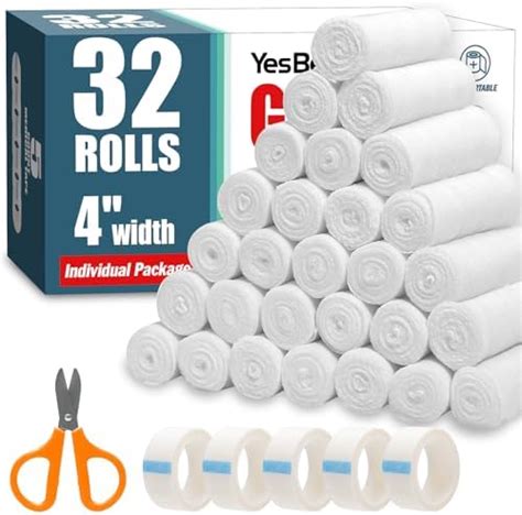 Amazon Gauze Rolls Pack X Yd Breathable Rolled Gauze