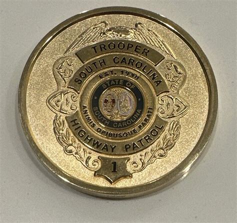 South Carolina State Highway Patrol Police Challenge Coin Ebay