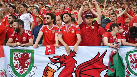 Wales Fans The Stars Of Their First Ever European Championship Victory