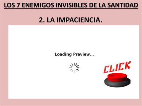 Los Enemigos Invisibles De La Santidad Ppt