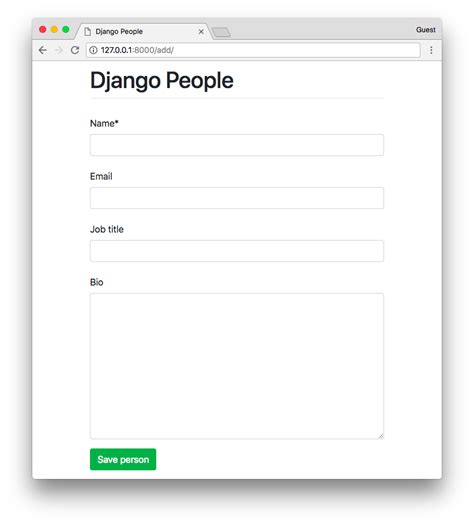 How To Use Bootstrap Forms With Django