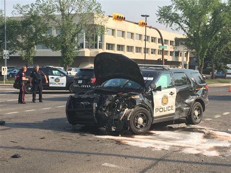 Calgary Police Cruiser Involved In 3 Vehicle Crash Calgary