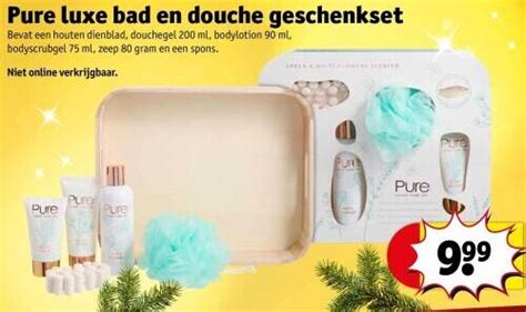 Pure Luxe Bad En Douche Geschenkset Promotie Bij Kruidvat