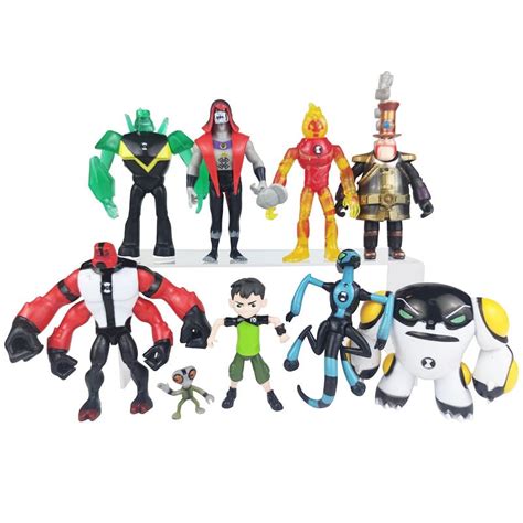 Figures Based on Ben 10 Action Figures - Set of 9 Toys,Ben Tennyson ...