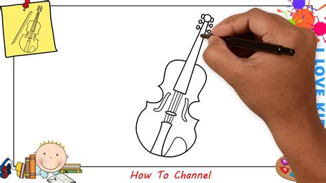 How To Draw The Violin - Approvaldeath13