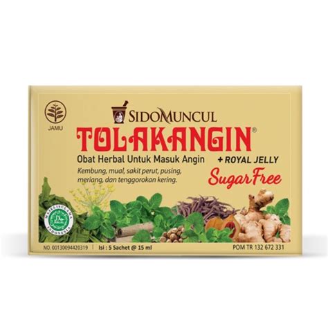 Jual Tolak Angin Sugar Free Isi Sachet Shopee Indonesia