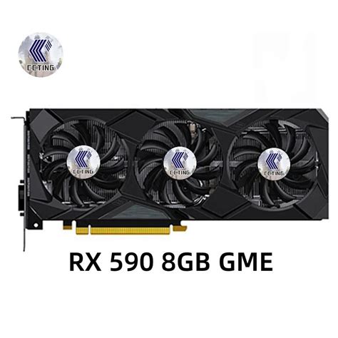 XFX tarjetas gráficas RX 590 8GB GME AMD Radeon RX590 8GB GDDR5