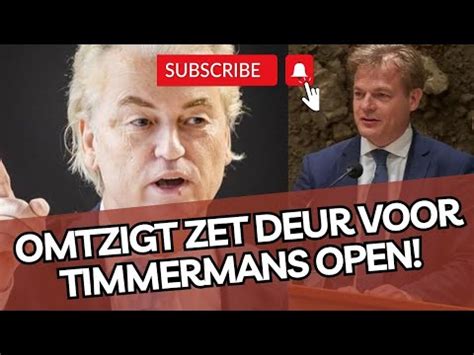 Bizar Omtzigt Zet Deur Voor Kabinet Timmermans 1 WAGENWIJD Open