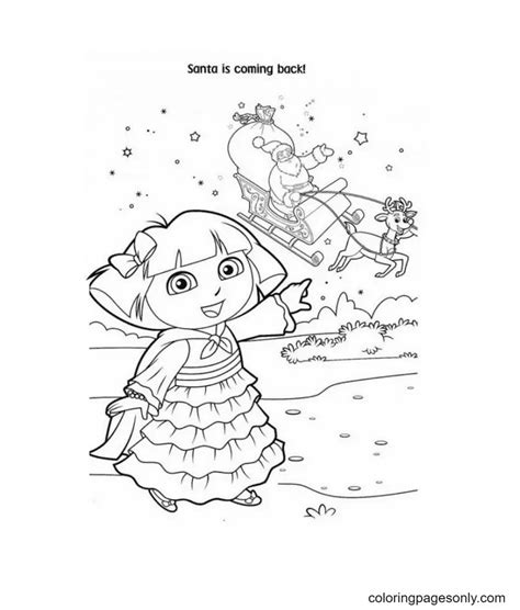 Dora The Explorer Coloring Pages — Coloring Pages To Print