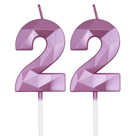 22nd Birthday Candles