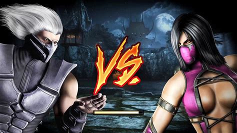 Smoke Vs Mileena Mortal Kombat Komplete Edition Gameplay Youtube