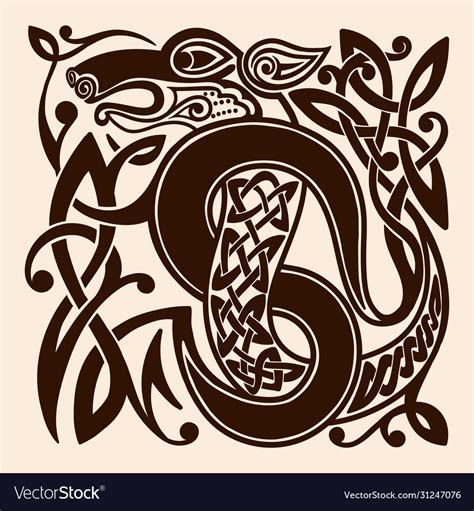 Traditional Celtic Dragon