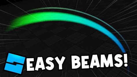 How To Make Beam Effects Roblox Studio Youtube