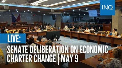 LIVE Senate Deliberation On Economic Charter Change May 9 YouTube