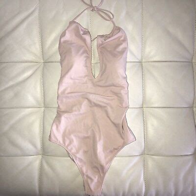 New Gorgeous Pink By Victorias Secret One Piece Swimsuit Nude Pink Xs Sexy Hot Ebay