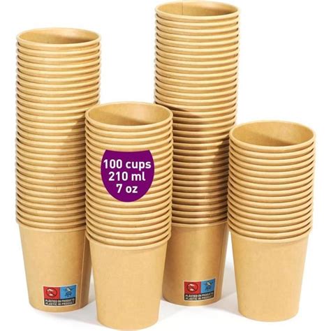 Gobelets Jetables En Carton Kraft De Ml Oz R Sistants