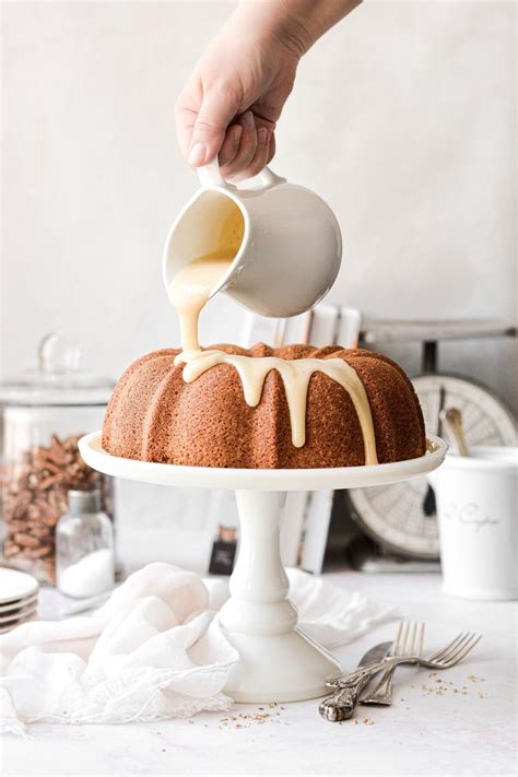 High Altitude Butter Pecan Pound Cake With Bourbon Icing Curly Girl