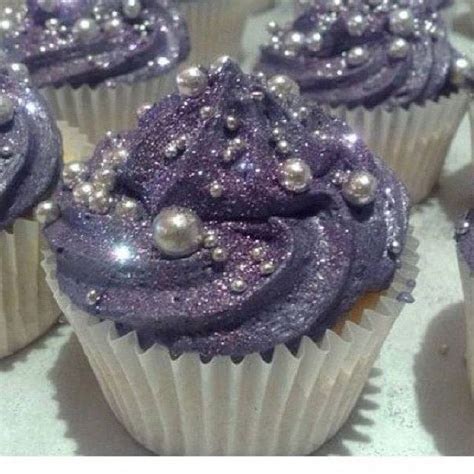 Sparkling Sprinkles Goodness Cupcake Cakes Sparkly Cupcakes Purple Cupcakes