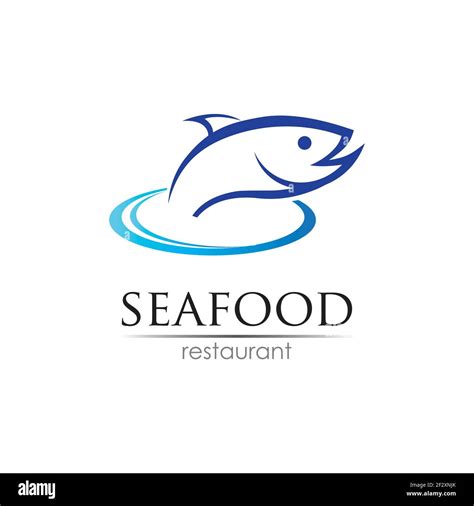 Seafood Restaurant Logo Design Fish Food And Beverage Logo Concept