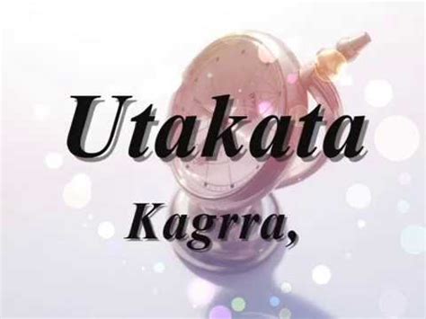 Utakata Kagrra Romaji English Lyrics Youtube